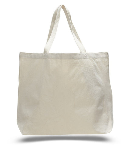 Large Canvas Wholesale Tote Bag with Long Web Handles -TG260